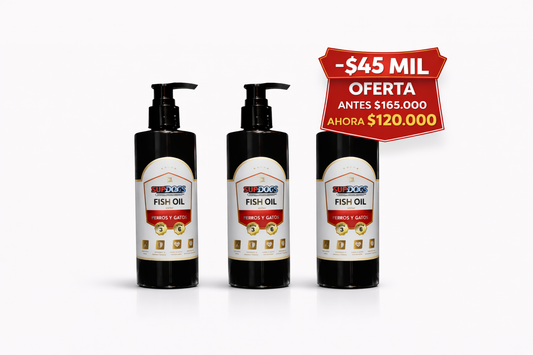 ACEITE DE PESCADO SUPDOGS x 3