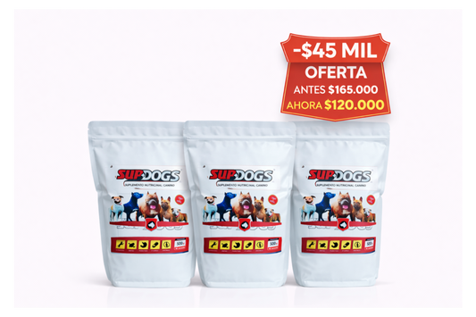 Supdogs x 3 unidades de 500 gramos